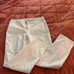 Market & Spruce White Chino Pant (straight leg) Sz 12